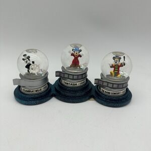 Disney Parks Mickey Mouse‎ Throughout the Years Collectible Water Snow Globe 7"